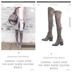 Goodnight Macaroon Carina Over the Knee Boots